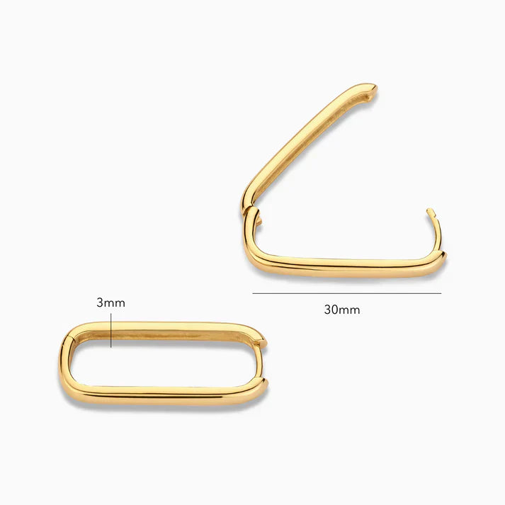 Large Icon Hoop Earrings