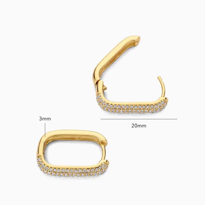 Iconic Pavé Hoop Earrings