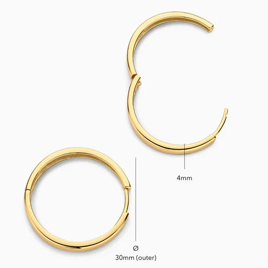 Gia Bold Hoop Earrings
