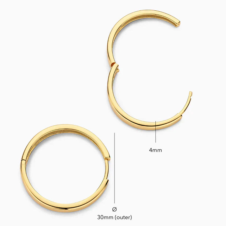 Gia Bold Hoop Earrings