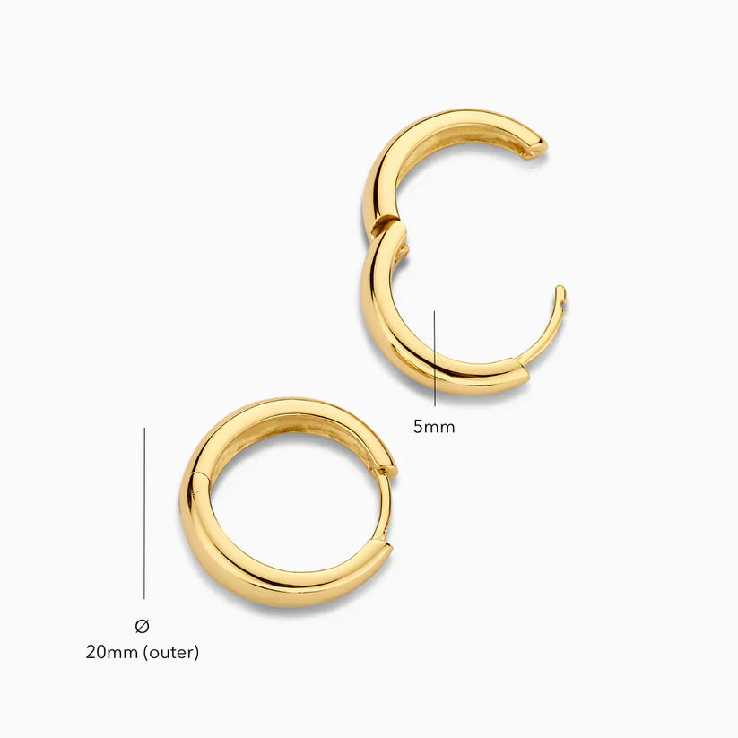 Rue Bold Hoop Earrings